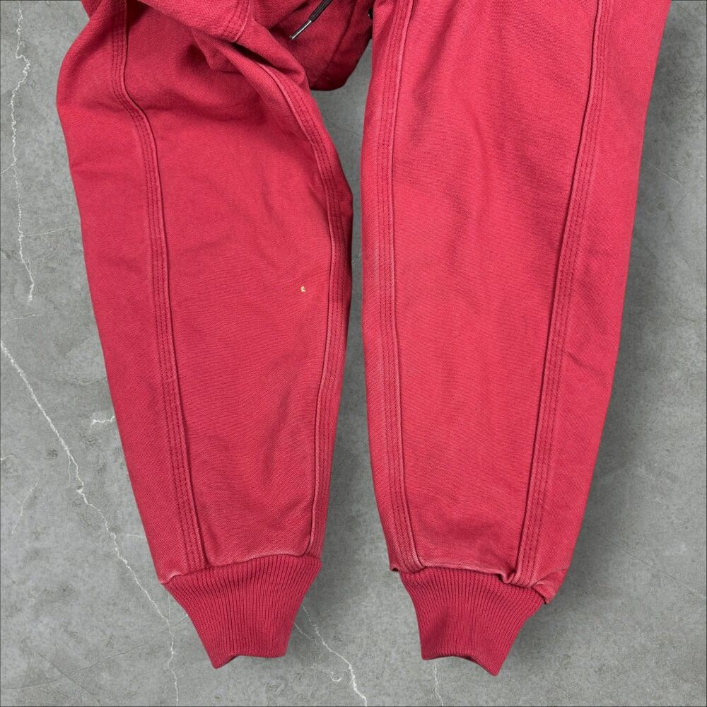 Carhartt WJ130 624 Rare Crab Apple Pink Quilted Hooded Canvas Active Jacket - Lg - Picture 7 of 8